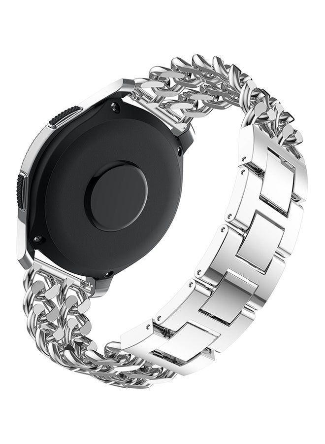 Voberry Replacement Strap For Samsung Galaxy Watch Silver - Image 3