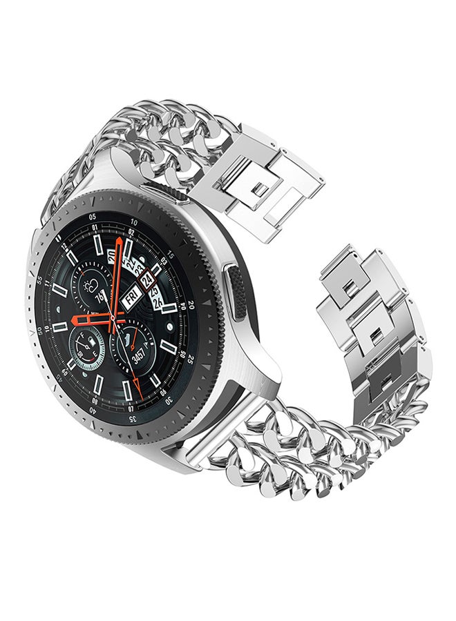 Voberry Replacement Strap For Samsung Galaxy Watch Silver - Image 4