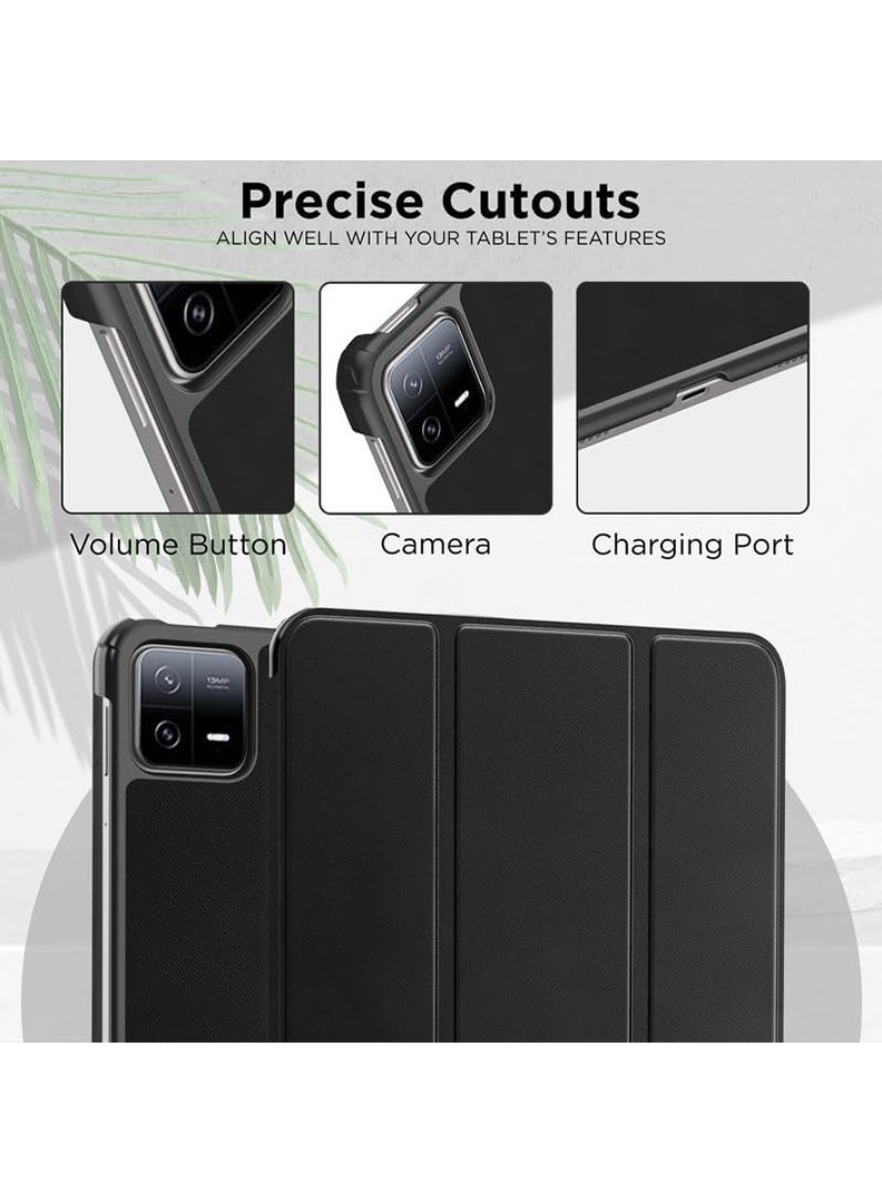 Theodor Protective Flip Case For Xiaomi Pad 6 - Pad 6 Pro With Trifold Stand Auto Wake Sleep Shockproof Cover Eat play sleep repeat copy - Image 2