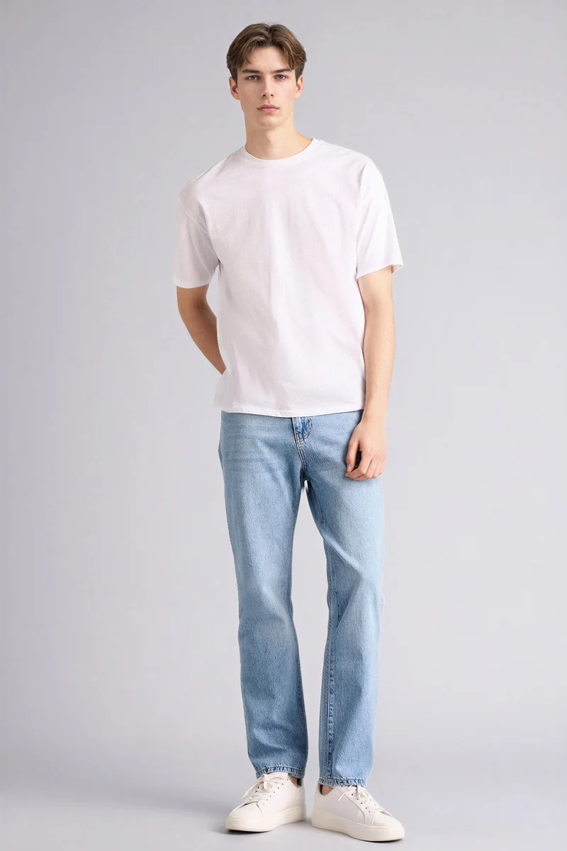 ديفاكتو Straight Fit Trousers