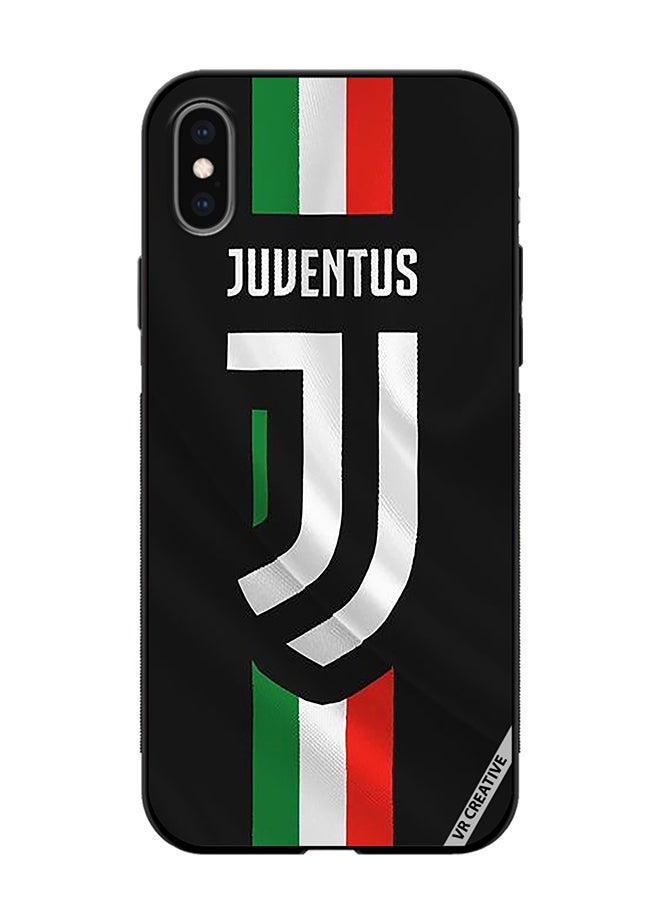 VR CREATIVE Protective Case Cover For Apple iPhone X/XS Juventus Logo Design Multicolour - Image 1