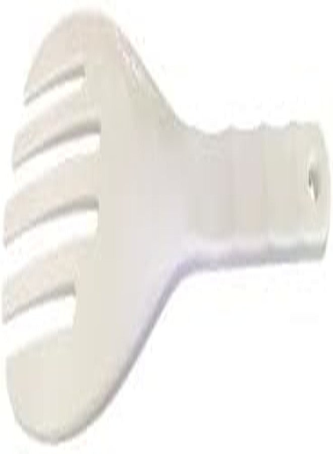 Junfamilee 1 Pc White Jumbo Large Plastic Rice Paddle Spatula Scoop Fork-Like, Serving Spoons，Rice and Potato Servers Serving Utensils(10.63" (27 cm)) Long - Image 1