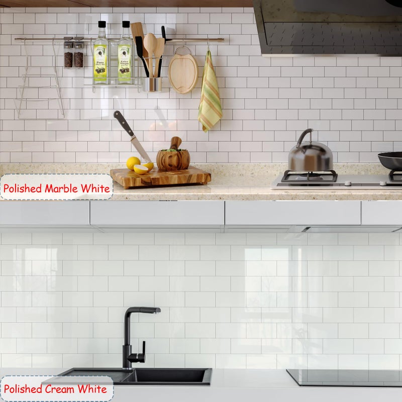 Reovatile 10-Pack Peel and Stick Tile Backsplash 12"X12" PVC Wall Tiles, Stick on Backsplash for Kitchen, Bathroom Tile, Fireplace DÃ©cor, Laundry Table, Stair Decals in Polished Carat Gold - Image 3