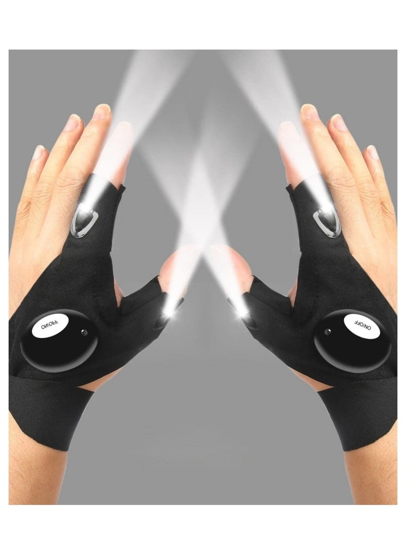 M MIAOYAN LED Flashlight Gloves for Men Dad Boyfriend Husband Cool Gadget Tools for Outdoor Camping Fishing - Image 1