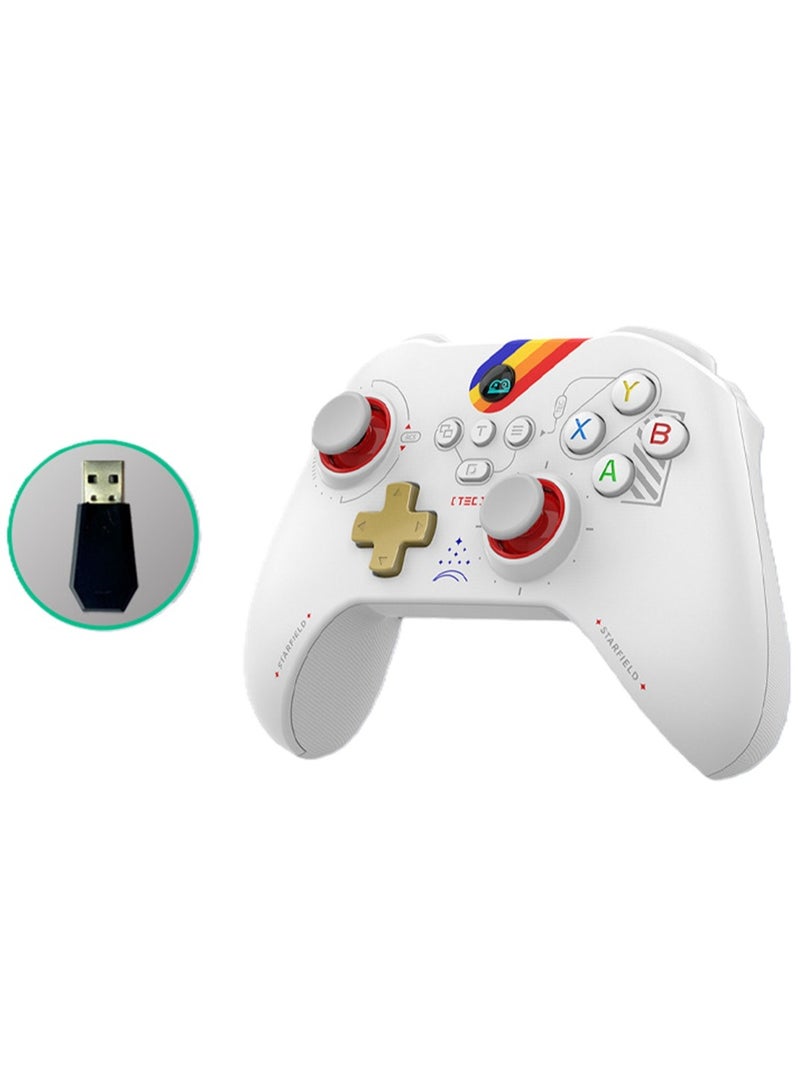 BSP Classic Gamepad Z03 2.4G Receiver Wireless Game Controller for iOS, Android, Windows, Mac, Switch, PS Remote Play, Xbox Cloud, Steam Link, GeForce Now, MFi Arcade Games, Cloud Gaming with Hall Joystick, Hall Linear Trigger & Micro Triggers, Macro Programming Back Keys, Six-Axis Gyroscope, Adjustable HD Dual Vibration Motors, AUTO One-Click Burst, 800Hz Report Rate - Image 1