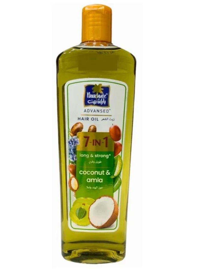 باراشوت زيت أدفانسد ٧ في ١ للشعر الطويل والقوي بجوز الهند والأملا، ١٨٠ مل