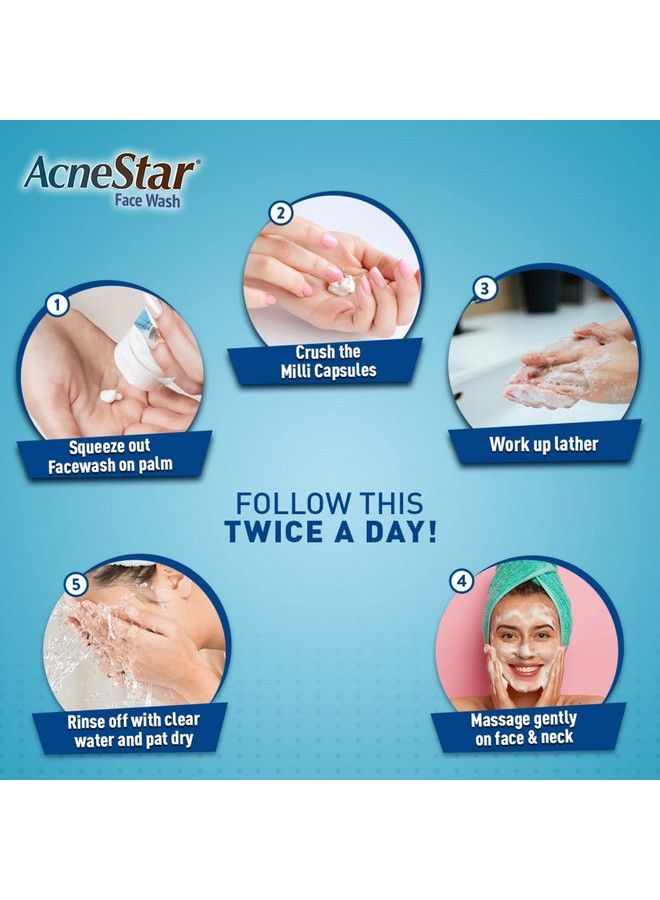 Mankind Acnestar Unisex Face Wash (50 Gr 3 Pc) - Image 5