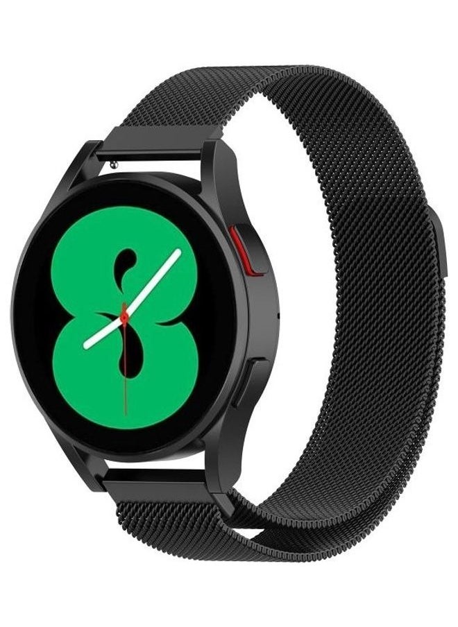 NIBEMINENT - Milanese Replacement Strap Watchband For Samsung Galaxy Watch4 40mm Black - Image 1