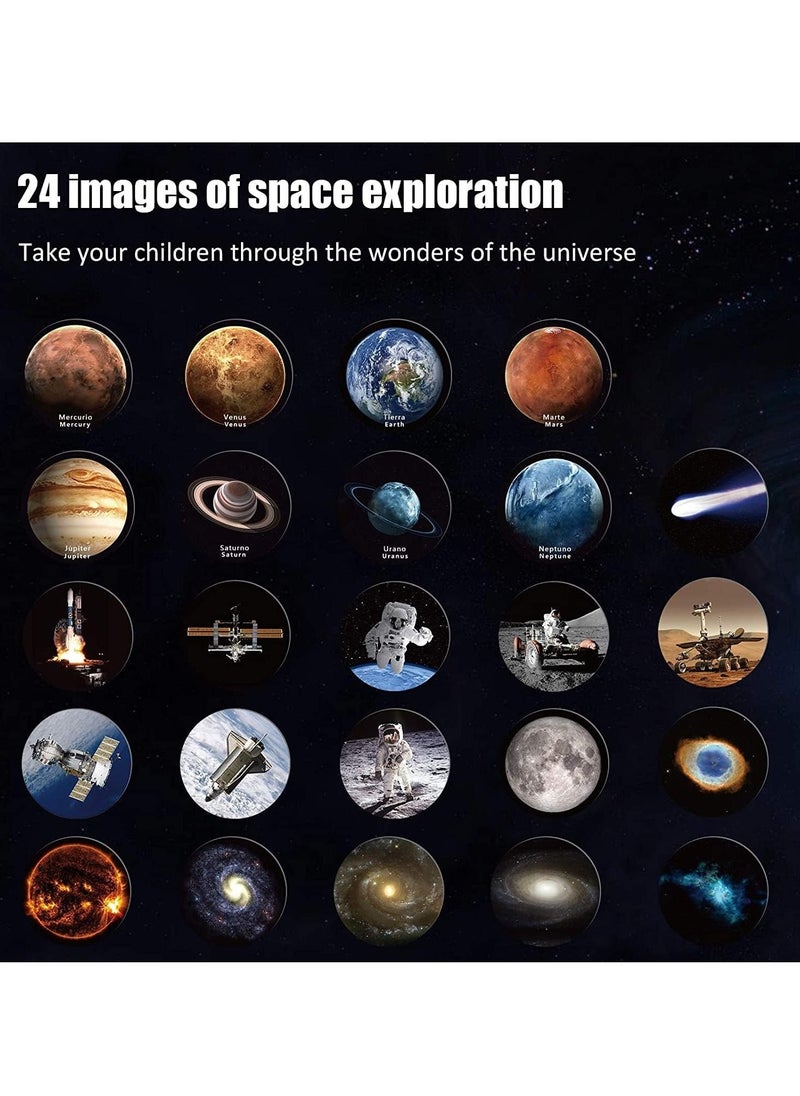 SYOSI Solar System for Kids 3 4 5 Year Old Boy and Girl Birthday Gift Planets Space Toys for Kids 3-5 Solar System Model Kit with Projector  - Image 4