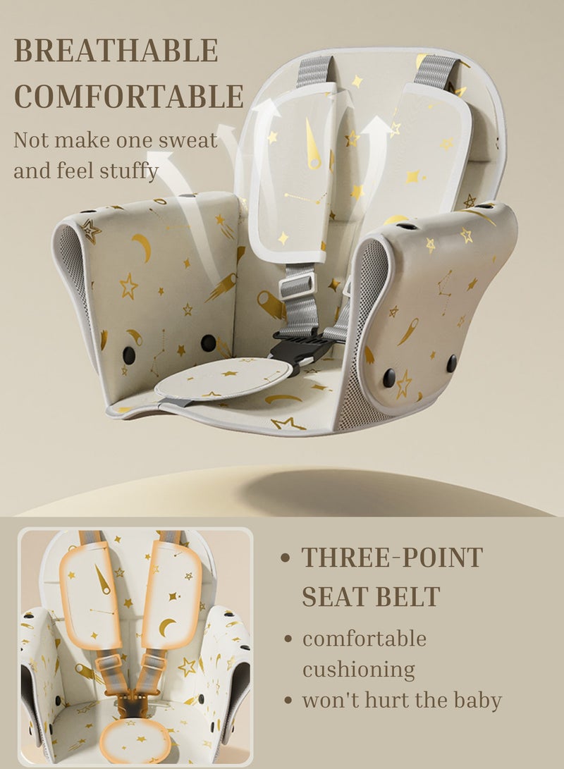 GoldenLike  سكوتر للأطفال ، سكوتر ثلاثة في واحد للأطفال ، سكوتر للأطفال الصغار ، سكوتر للأطفال مع فلاش LED والموسيقى ارتفاع قابل للتعديل الدرابزين لينة ظلة للأطفال ، ومناسبة للبنين والبنات 1-5 سنوات من العمر - Image 4