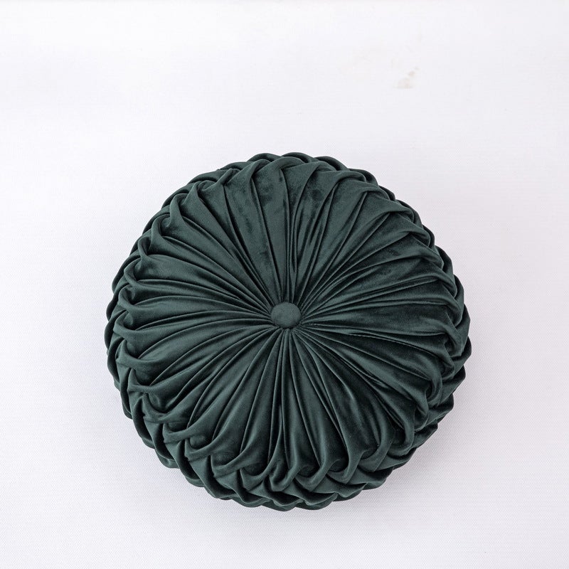 Can Be Used In All Seasons, Living Room Sofa, Tatami Pillow, Hand-Sewn Accessible Luxury Small Pumpkin Wheel Round Pillow - Image 4
