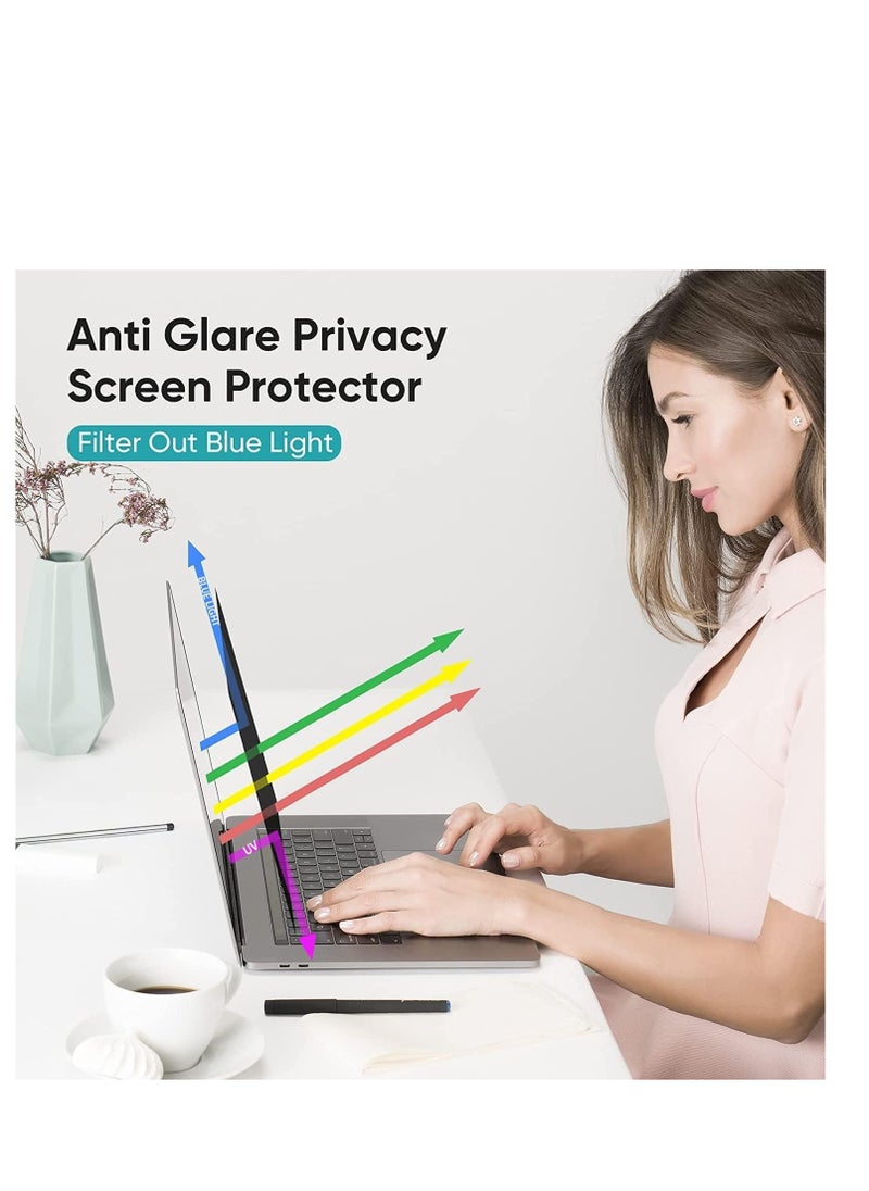 Generic 1Pc 11.6 Inch Laptop Privacy Screen Filter, for Removable & Reusable 16:9 Widescreen Display Laptop Privacy Screen 11.6 inch and Anti-Peeping Anti-Blue Light Anti-Glare Protector for HP/Dell/Acer/Samsung/Lenovo/Toshiba/Samsung/Lenovo Laptops  - Image 5