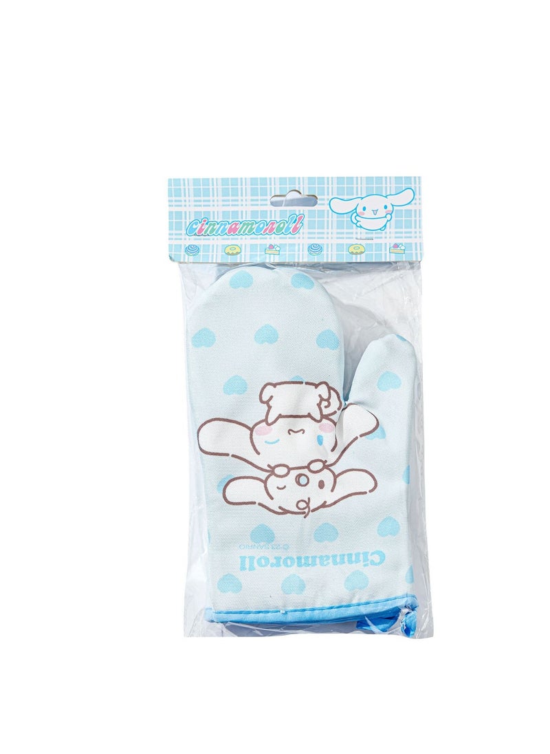 Sanrio Cartoon Kitchen Heat Resistant Gloves Blue