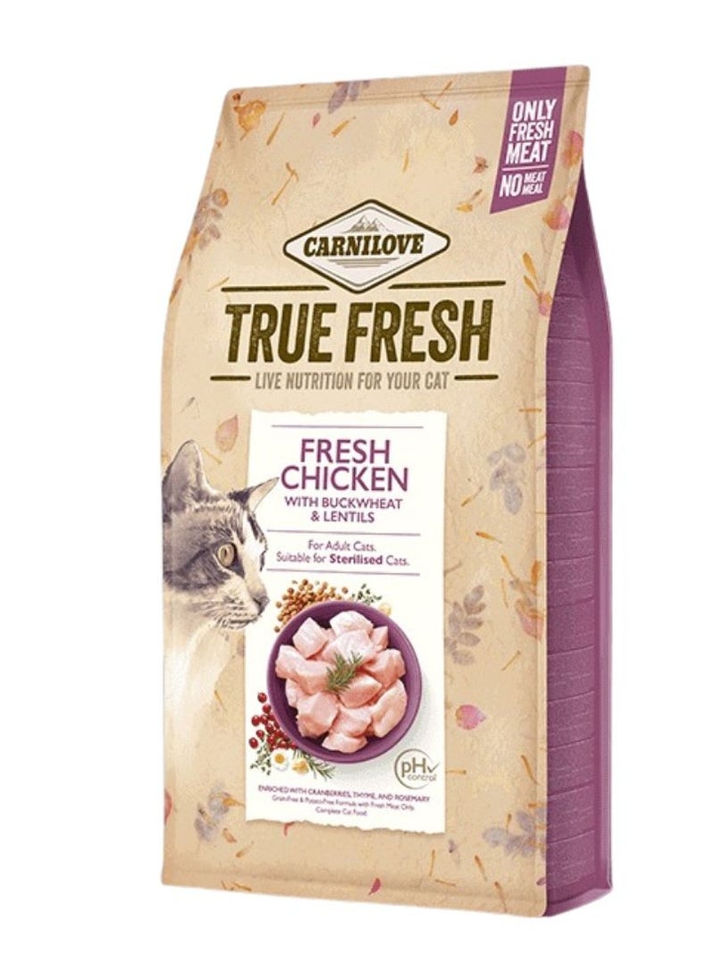 CARNILOVE - Cat Adult And Sterilized Dry Food With Fresh Chicken Flavor 1.8KG - Image 1
