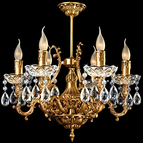 Bonuci 6 Pcs Bobeches for Chandelier 4 Inch Crystal Chandeliers Teardrops Pendant Bobeche Replacement Parts with 4 Side Holes for Candle Home Wedding Birthday Party DecorCrystal Stylish Style - Image 3