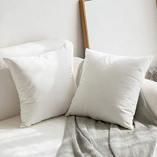 Khooti Velvet Cushion Cover, 20x20 | Pure White | Pack of 1 | Solid Plain Soft & Smooth, Decorative Cushion Covers for Living Room, Bedroom, Couches, Chairs, Sofas, Beds & Home Decor - Image 4
