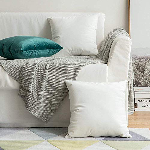 Khooti Velvet Cushion Cover, 20x20 | Pure White | Pack of 1 | Solid Plain Soft & Smooth, Decorative Cushion Covers for Living Room, Bedroom, Couches, Chairs, Sofas, Beds & Home Decor - Image 5