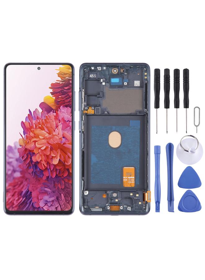 Replacement incell LCD Screen For Samsung Galaxy S20 FE SM-G780 Digitizer Full Assembly with Frame, Not Supporting Fingerprint Identification - Image 1