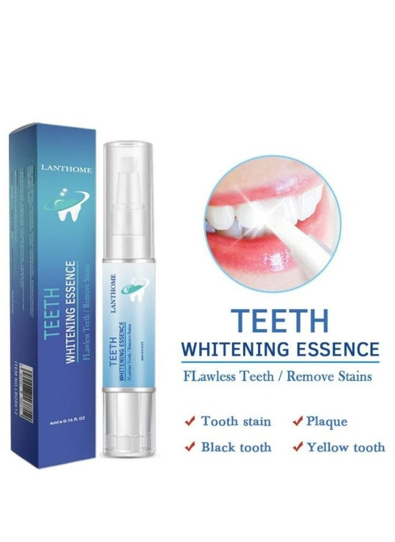 Lanthome Teeth Whitening Pen Remove Stains Oral Care Tooth Cleaning Whitener Gel For Men Women Powerful Teeth Whitening Essence 4ml  - Image 3