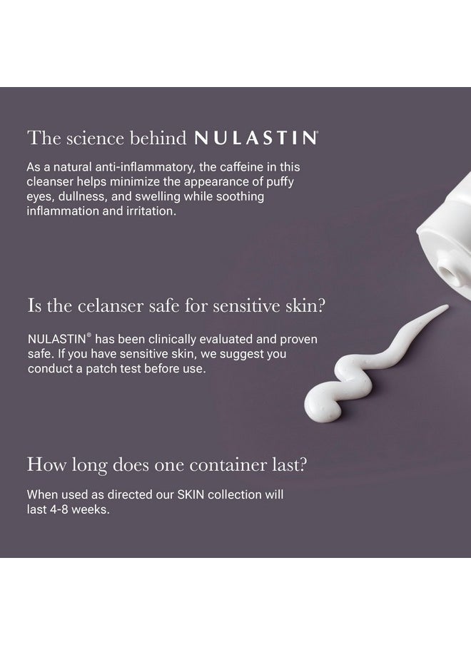 NULASTIN Gentle Exfoliating Skin Facial Cleanser With Invigorating Caffeine For All Skin Types Veganfriendly & Crueltyfree (4 Oz)  - Image 5
