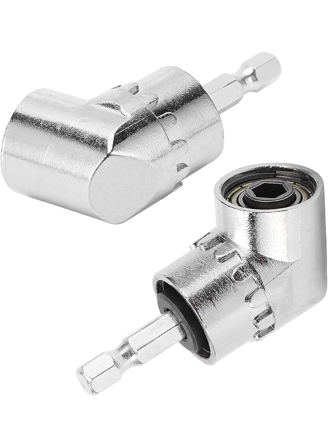 erorex Angle Driver Cr V Steel Wear High Hardness Angles Drill Adapter Tight Connection With 1 4In Hex Shank For Socket Wrenches For Electric Drills - Image 3