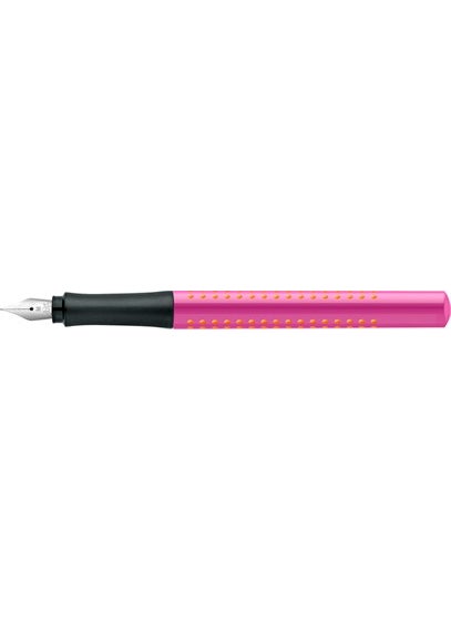 FABER-CASTELL - Fountain Pen Grip 2010 F Pink-Orange - Image 1