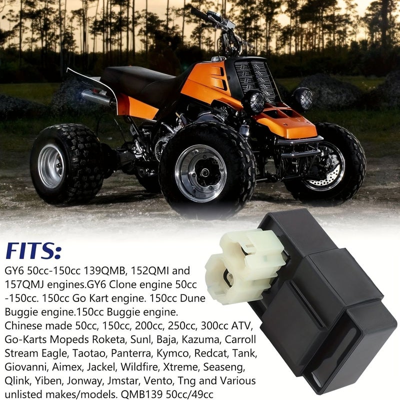 6 Pin AC CDI Box Fit GY6 50cc 125cc 150cc Engines Scooter Moped Go Kart Quad - Image 5