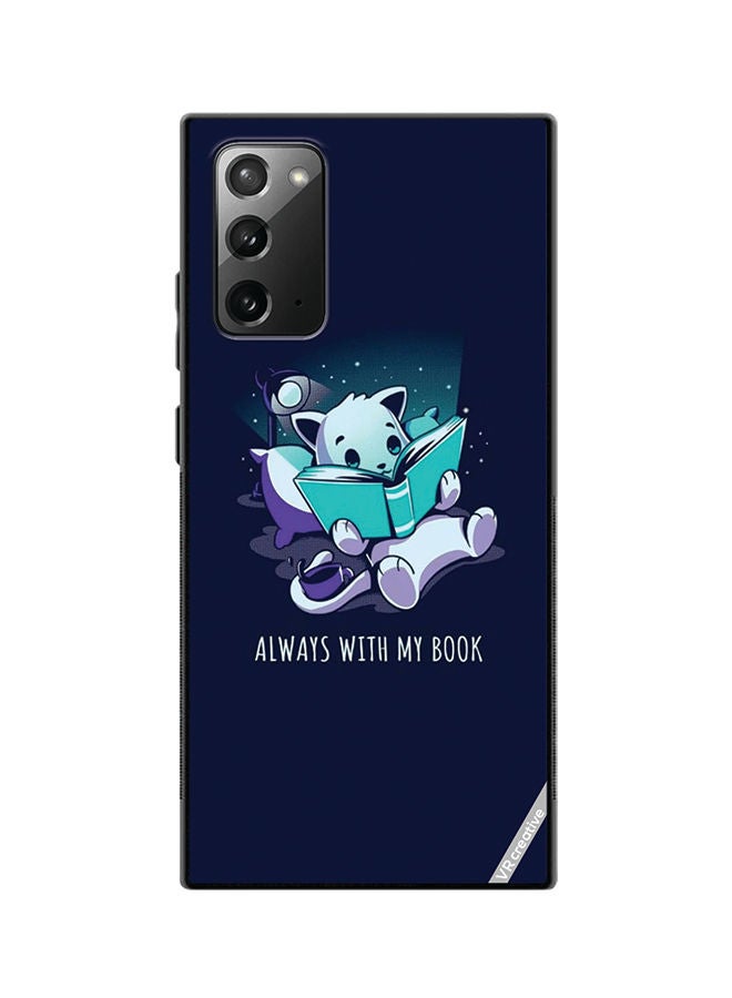 VR CREATIVE Protective Case Cover For Samsung Galaxy Note20 5G Always With My Book Design Multicolour - Image 1