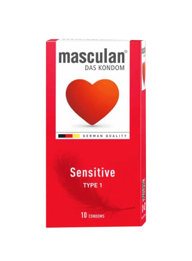 masculan 10-Piece Das Kondom Sensitive Type 1 - Image 1