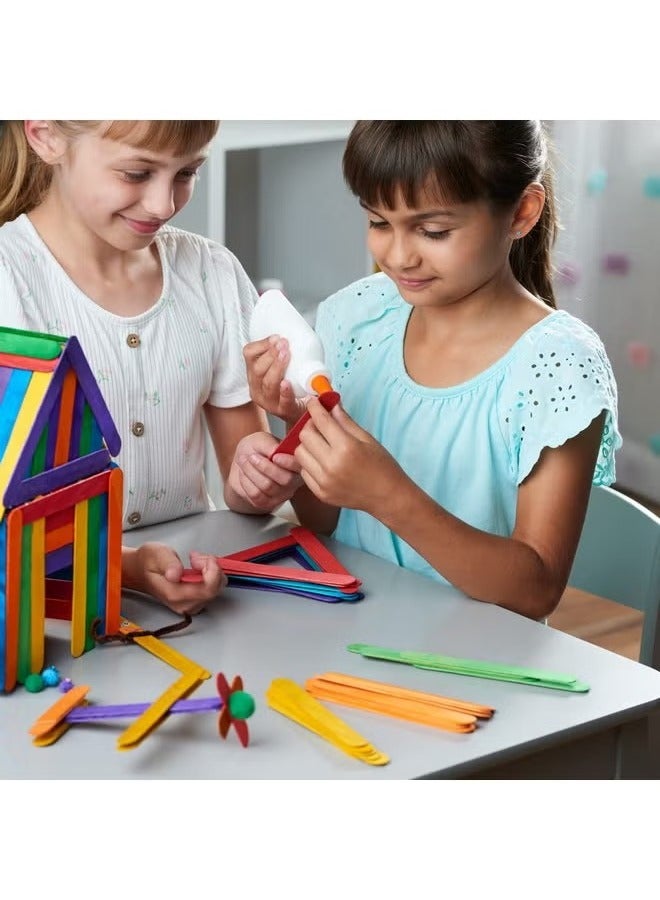 Large Colorful Wooden Craft Sticks (Pack of 50) - Image 2