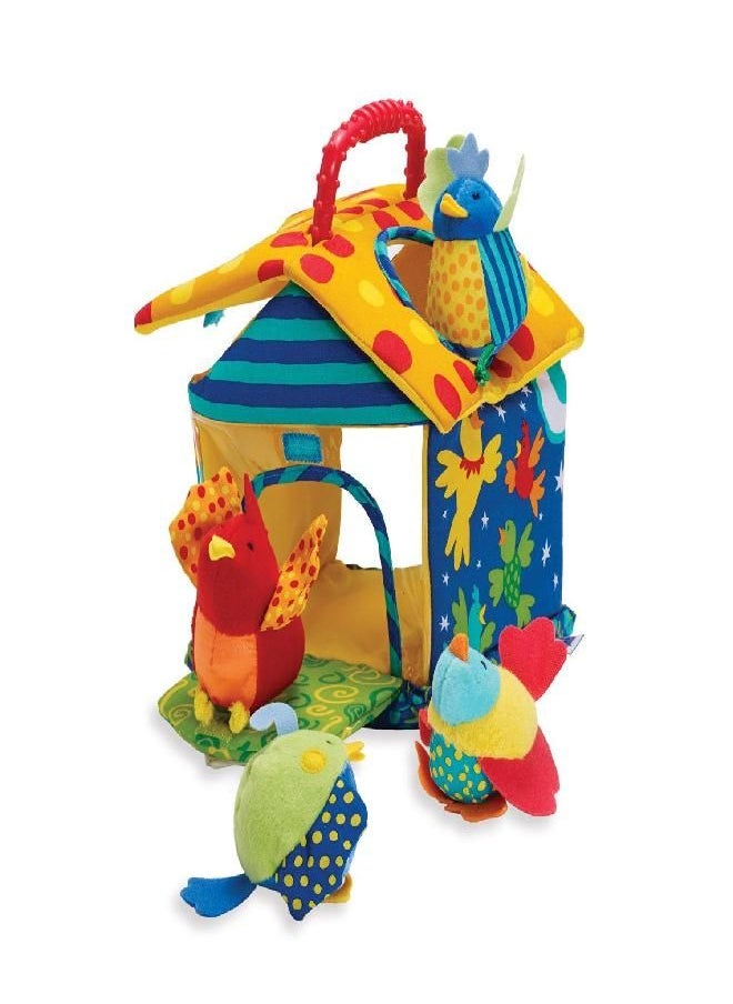 Manhattan Toy - Manhattan Toy Put and Peek Birdhouse Soft Activity Toy - Image 1