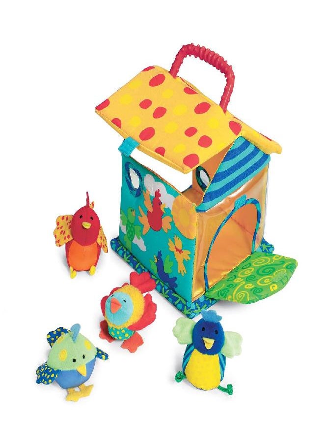 Manhattan Toy - Manhattan Toy Put and Peek Birdhouse Soft Activity Toy - Image 1