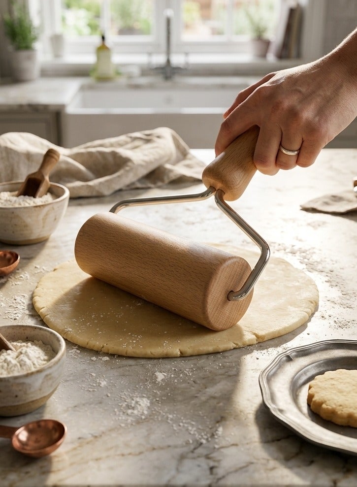 ALSAHAH Wooden Rolling Pin - Image 2