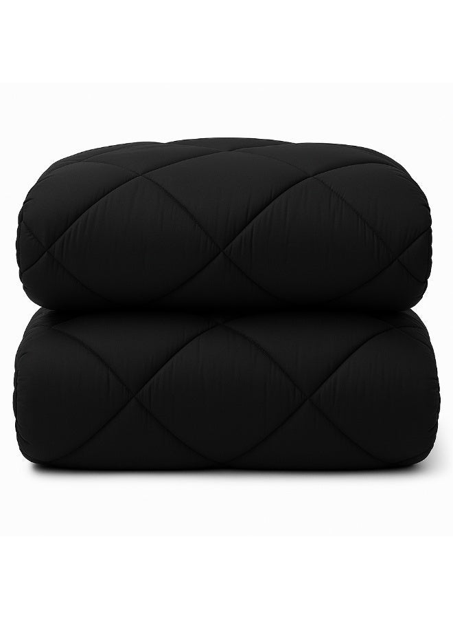 Tiba Buy One Get One, Set of 2 Winter quilts, 160*235 cm, (Black) - Image 5
