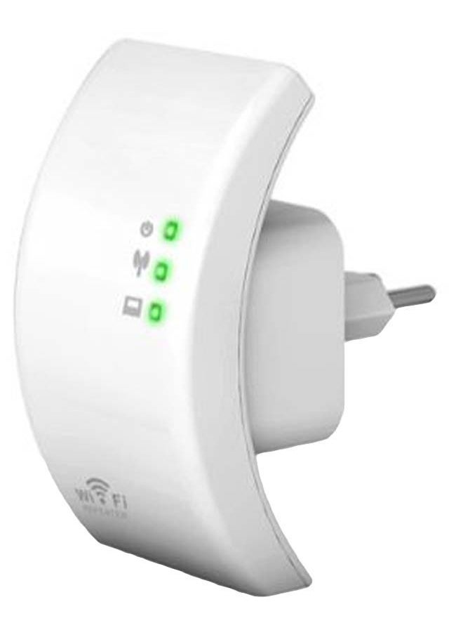 NIBEMINENT Wi-Fi Amplifier Range Extender 11 x 6cm White  - Image 1