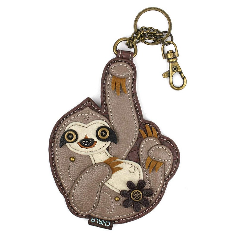 CHALA Brown Sloth Decorative KeyFob Sloth - Image 2
