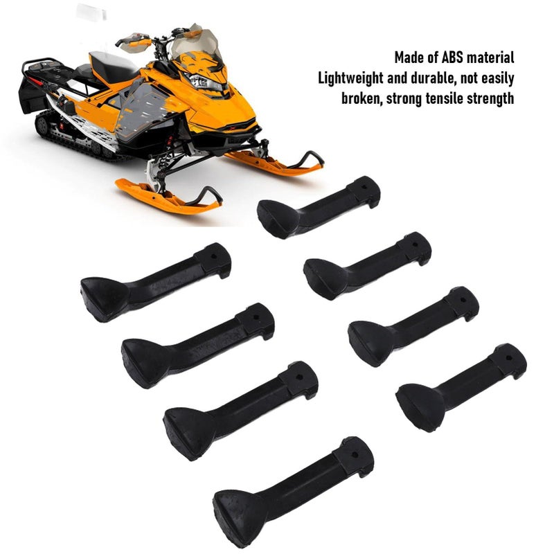 طقم مزلاج لوحة حزام الغطاء لزلاجة Ski Doo الثلجية 8 أحزمة 8 مزاليج من مادة ABS - Image 4