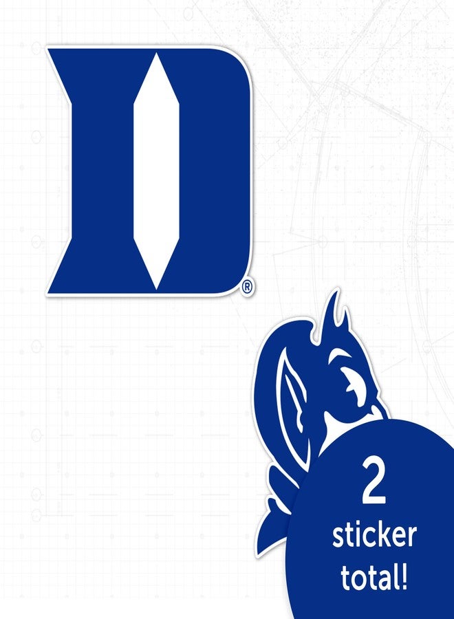 Desert Cactus Duke University Sticker Blue Devils Vinyl Decal Laptop Water Bottle Car Scrapbook Sheet (4 Inch Set V1) - Image 4