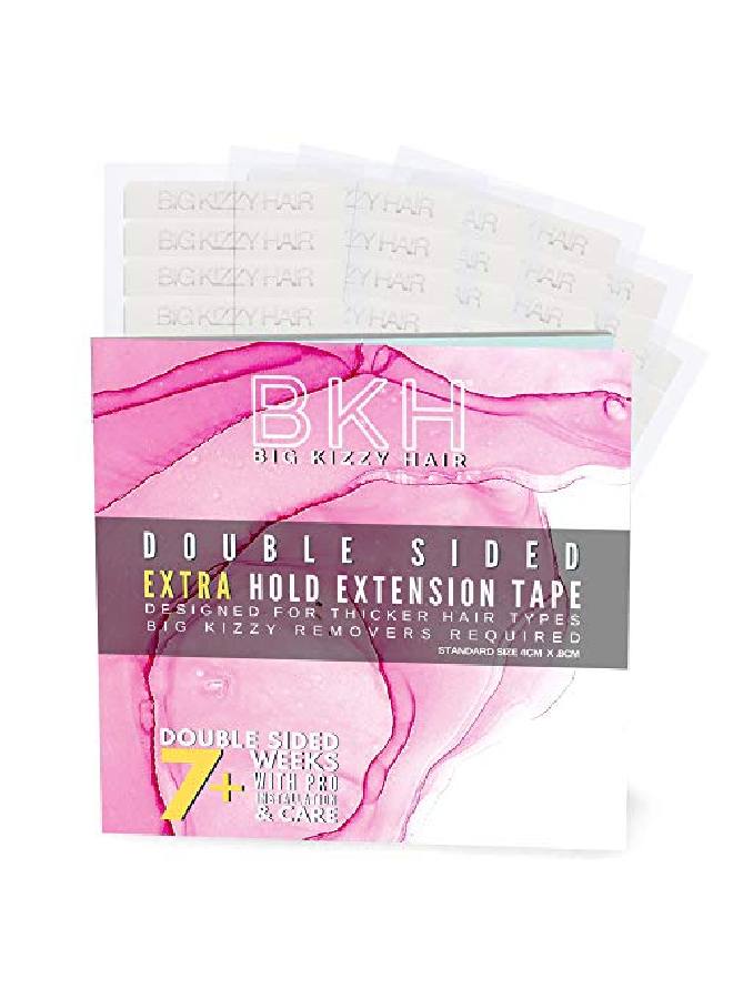 Big Kizzy Hair Extensions Tape Extra Hold Fits Most Tape In Hair Extensions 4Cm X 8Cm Tape For Extensions Professional Double Sided Extension Tape - Image 2