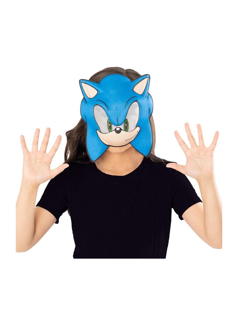 Rubies قناع نصف سونيك القنفذ - مقاس واحد - Image 5