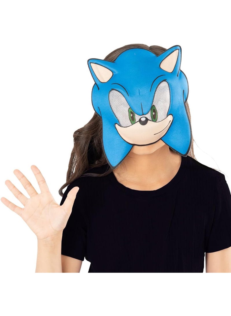 Rubies قناع نصف سونيك القنفذ - مقاس واحد - Image 4