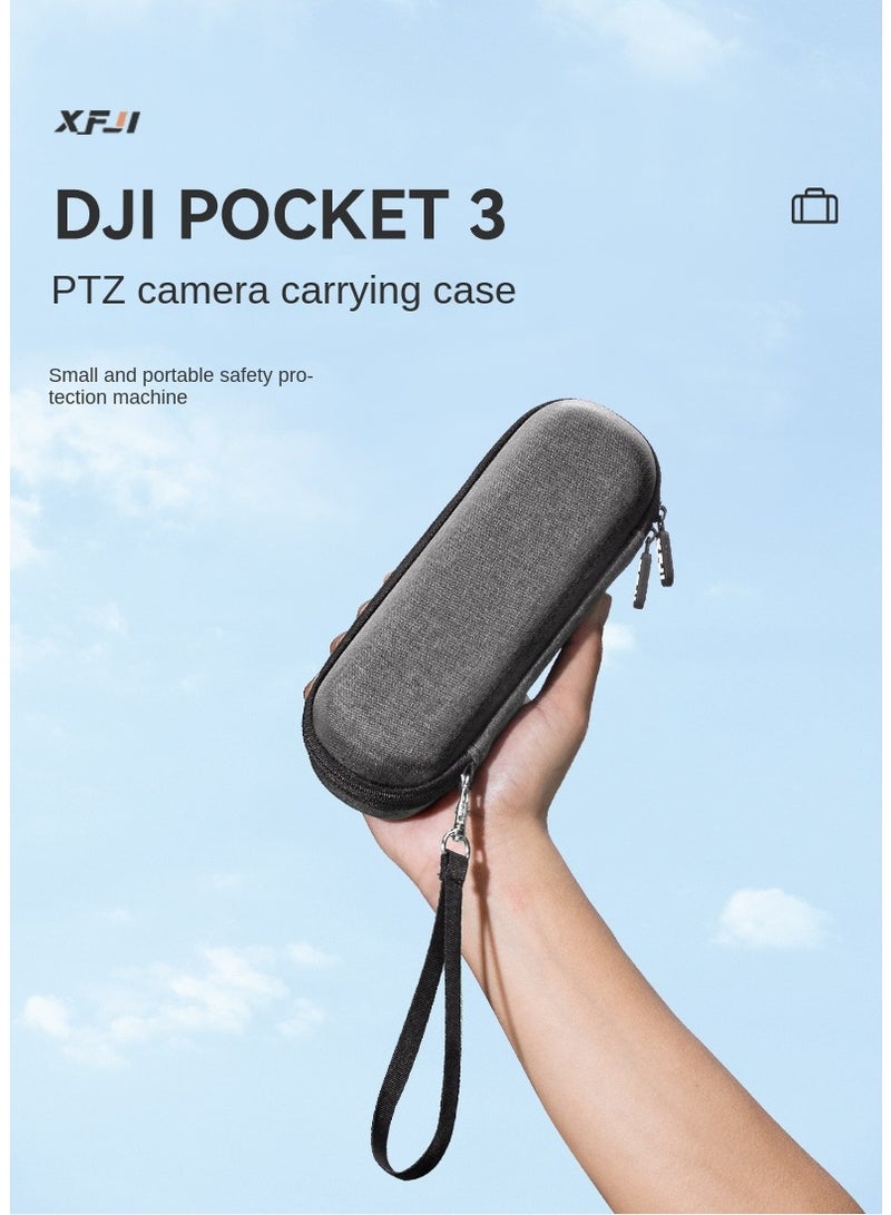 Portable Camera Case for DJI Pocket 3 - Protective Storage Box for OSMO Pocket Camera, Waterproof, Shockproof, Soft Velvet Lining, Accurate 1:1 Mold Design, Durable Polyester Fabric - Image 1