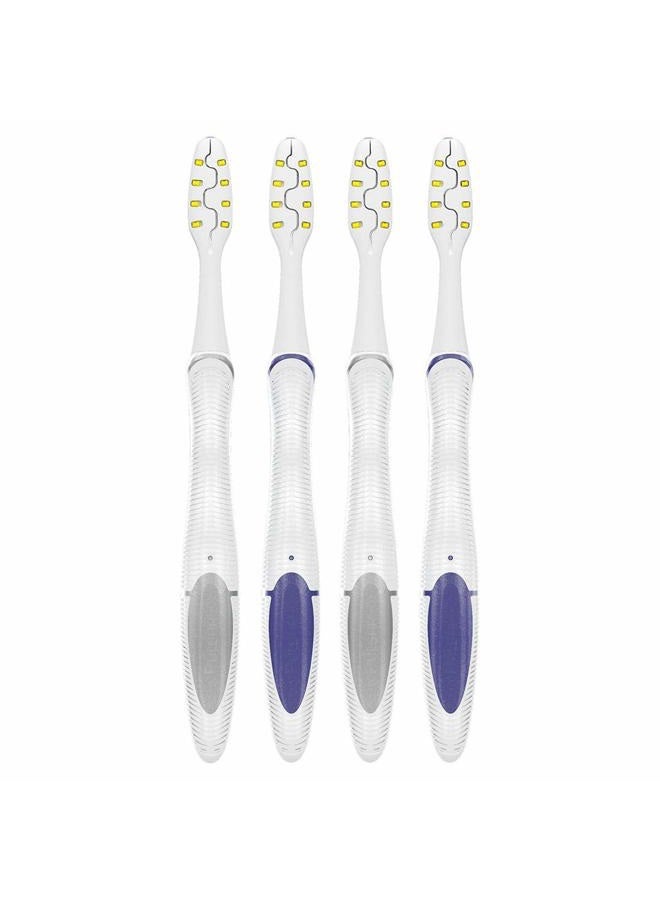 Oral-B Pulsar Vibrating Bristles Toothbrush (Medium, Pack of 4, Colors May Vary) - Image 3