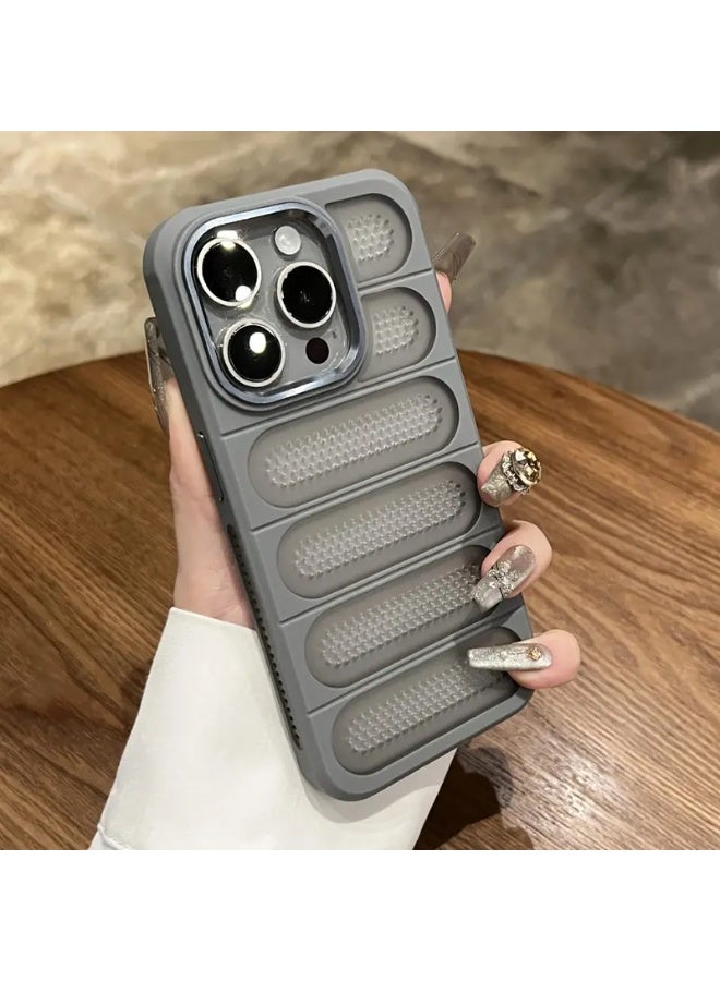 تيمو حافظة تبريد مميزة مع فتحات تهوية متوافقه مع طرازات آيفون 16 برو تتميز بدروع مضادة للصدمات وحافة واقية - Image 1