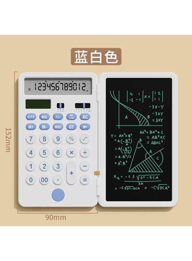 Function Calculator Handwriting Board Two-in-one Multifunctional Folding Quiet Portable Scientific Calculator For Examinations - Image 1