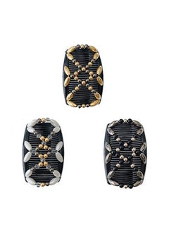 3Pcs Comb Hair Clips For Women And Girls Stylish And Fashionable Accessories For Easy Hair Dos Tribal (White Black And Gold) - pzsku/Z4FA2B9F3343171E74C43Z/45/_/1696664705/075ef847-a771-4714-b725-9d6cd01da8e1