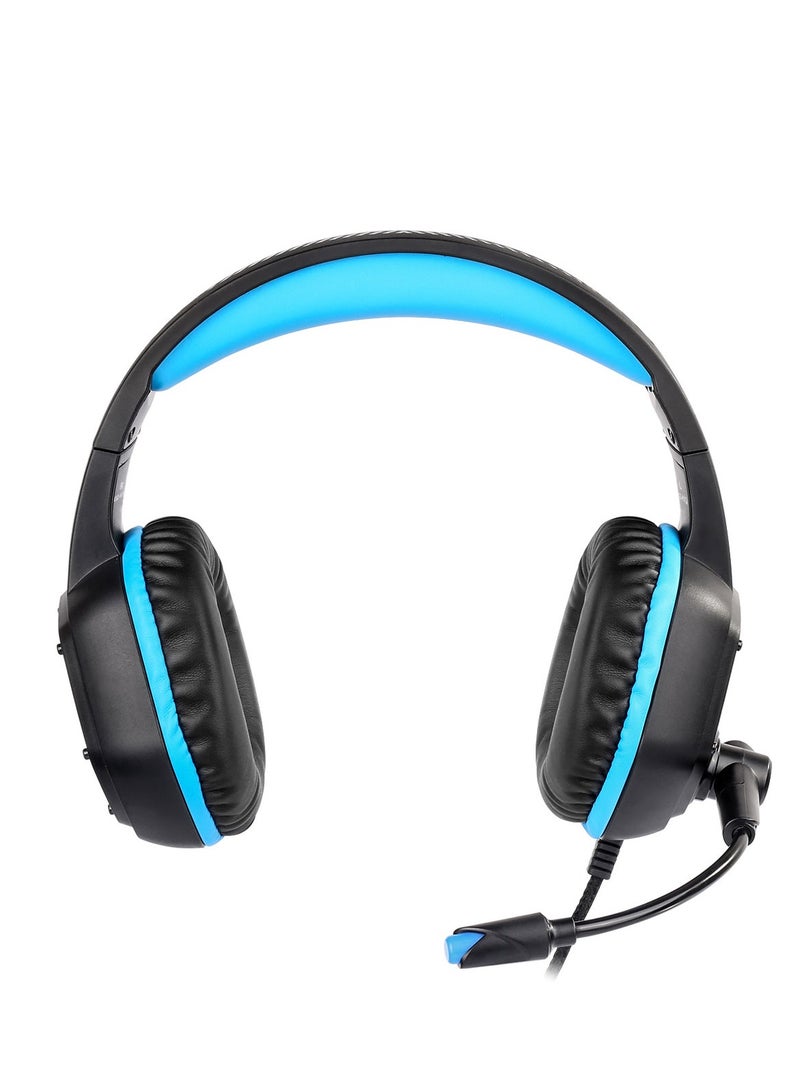 Datazone Wired Gaming Headset in Black and Blue Color – Noise Cancelling and High-Precision Surround Sound – Compatible with PS5, PS4, PC, XBOX - Image 4
