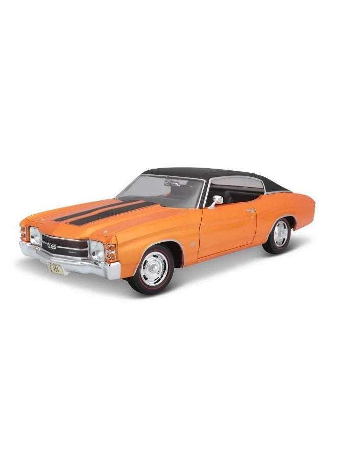 Maisto Maisto Special Edition 1971 Chevrolet Chevelle SS 454 Sport Coupe Die-cast Car (1:18, Orange)  - Image 1