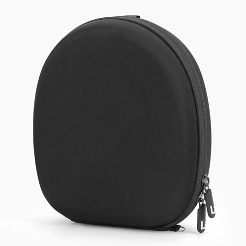 Linkidea Headphones Carrying Case for Bose QuietComfort 35, QC35, QC25, QC15, AE2, SoundLink, SoundTrue/Protective Hard Shell Travel Bag with Storage Space for Cable and Accessories (Black/Red) - Image 5