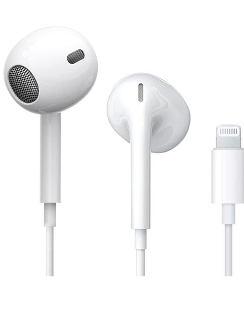 Lightning Headphone Wired for iPhone 13 [Apple MFi Certified] Built-in Microphone & Volume Control, in-Ear Stereo Headset Compatible with iPhone 13 Mini/SE/12 Pro/12Pro Max/11/X/8 7-All iOS System